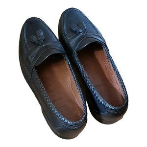 Allen Edmonds Maxfield Black Tassel Dress Loafer Shoes Size 10 D Style 47711
